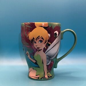 Disney Tinkerbell Mug with Green and Yellow Accents